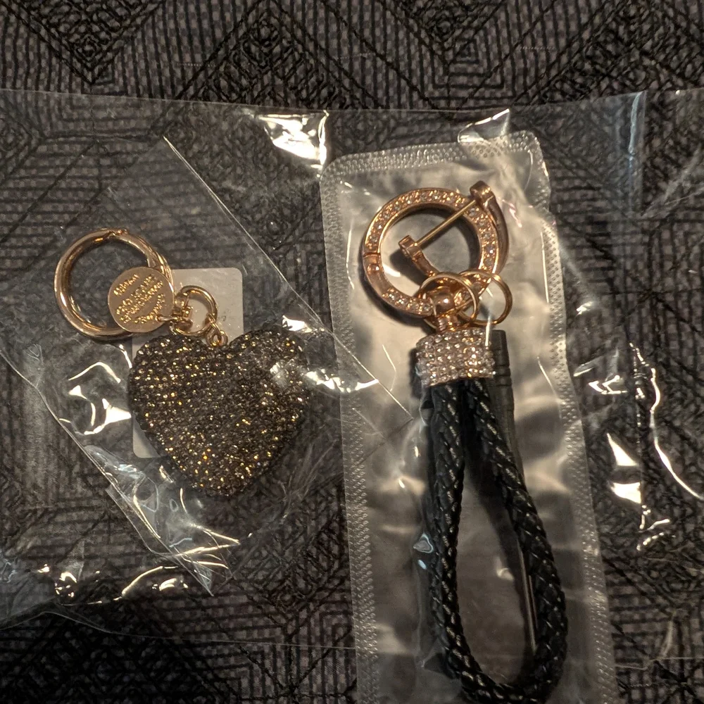 Crystal Heart Keychain NEW